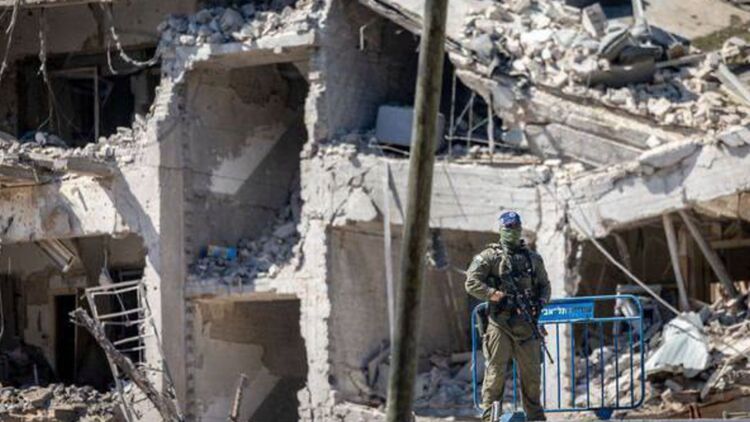 Наслідки удару Ірану по Тель-Авіву. Скріншот