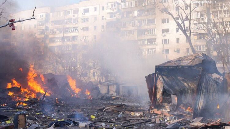 Наслідки удару по Запоріжжю