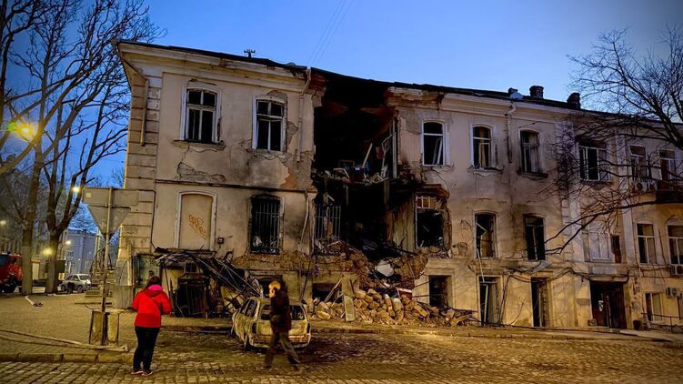 Наслідки удару по Одесі