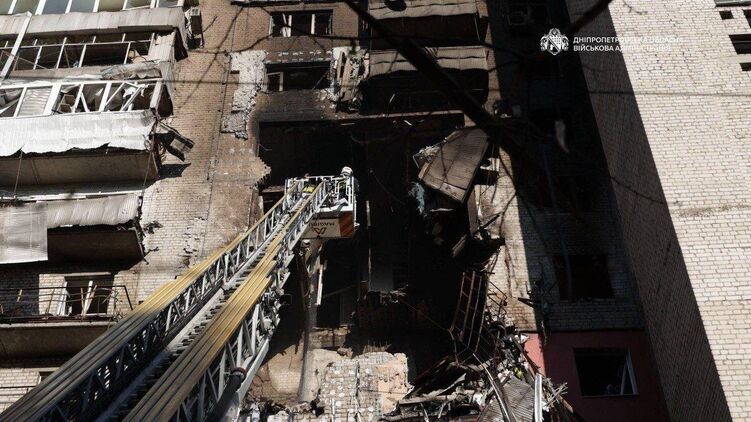 Последствия удара по Днепру