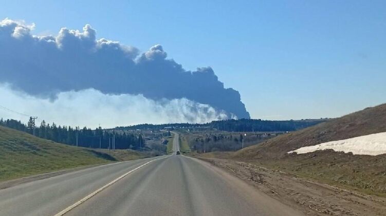 Новый прилет в районе Перми в России