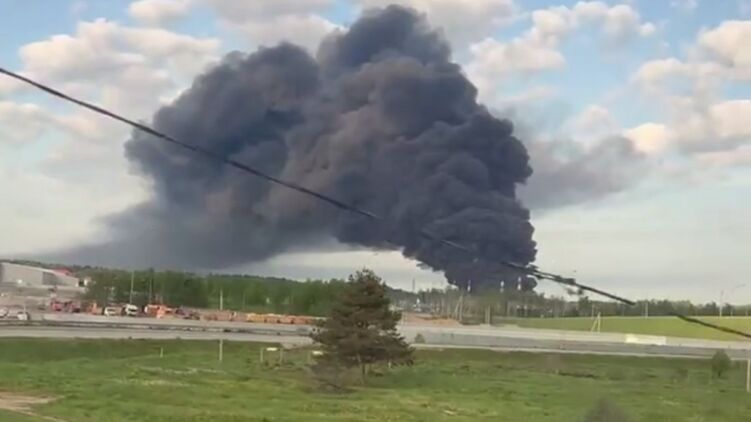 Наслідки одного з прильотів до РФ. Скріншот відео