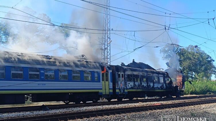 Удар поїздом у Харківській області