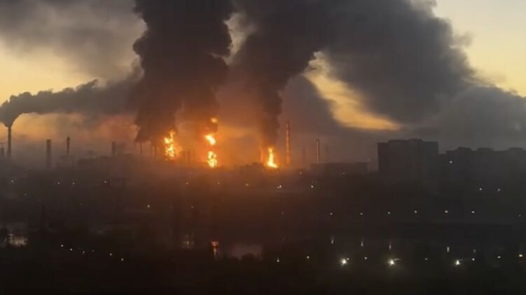 Последствия атаки на Москву этой ночью. Скриншот