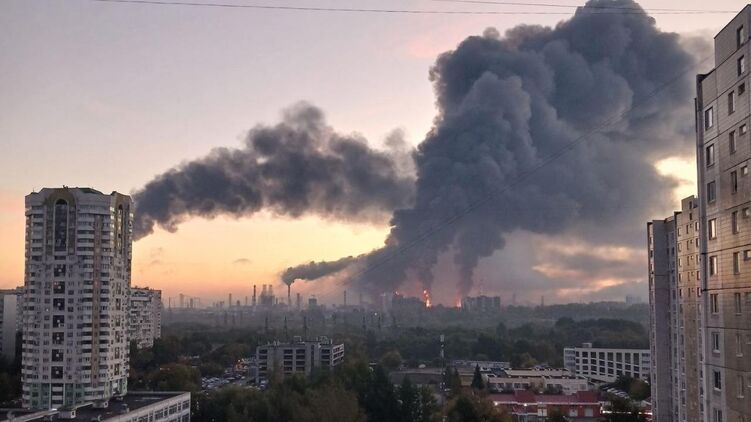 Прилеты по НПЗ в Москве