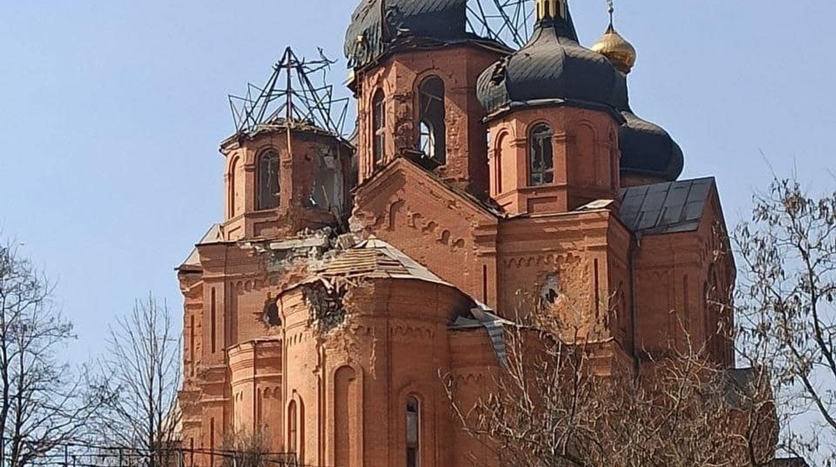 Поврежденные храмы Донецкой области