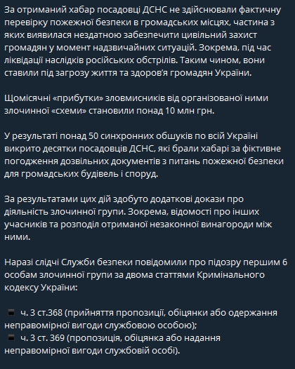 СБУ ликвидировала спасателей по выдаче разрешительных документов