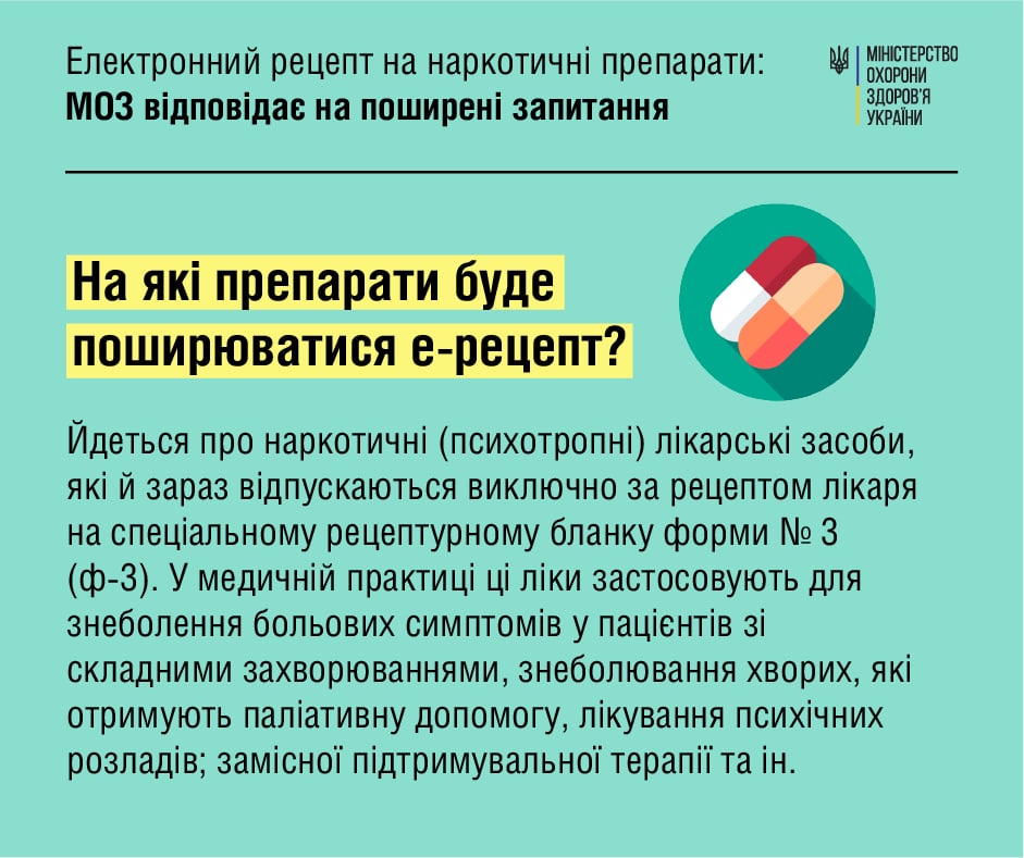 На какие препараты будет распространяться е-рецепт