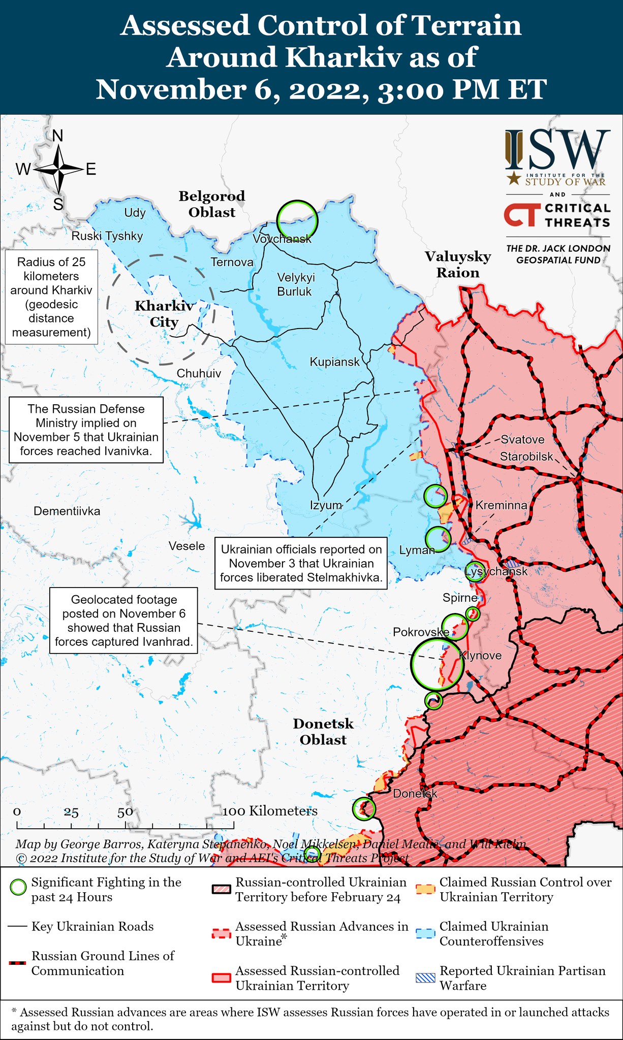Карты боевых действий в Украине
