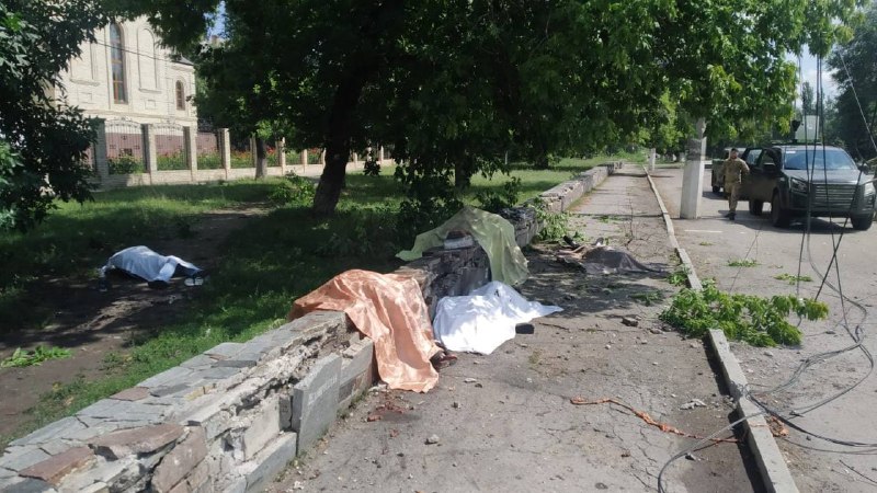 Торецк Донецкой области попал под обстрел 4 августа. Фото последствий