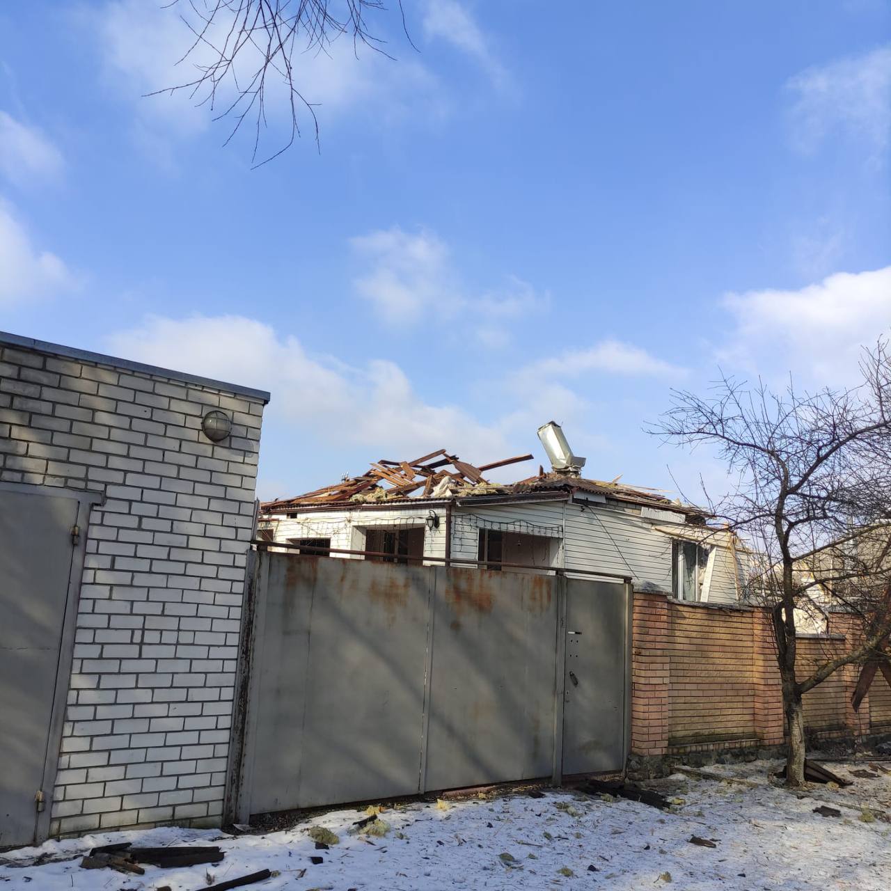 Последствия обстрела Харьковщины