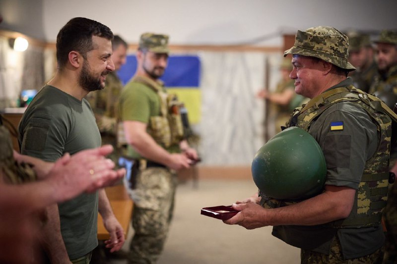 Зеленский посетил свой родной Криворожский район