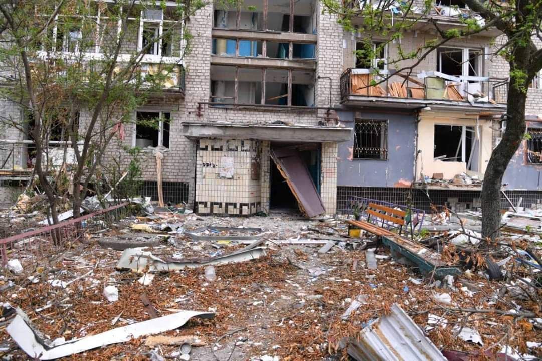Лисичанск 26 июня попал под обстрел. Скриншот: t.me/luhanskaVTSA