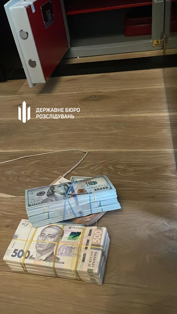 Гроші, які знайшли під час обшуку у Датій