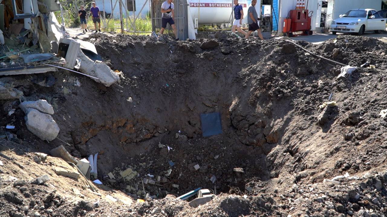 Последствия ночного обстрела Николаева