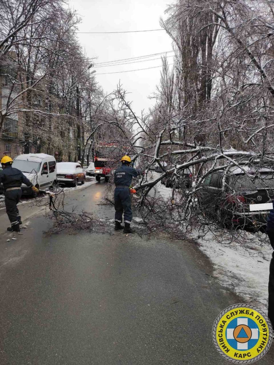 Последствия непогоды в Киеве