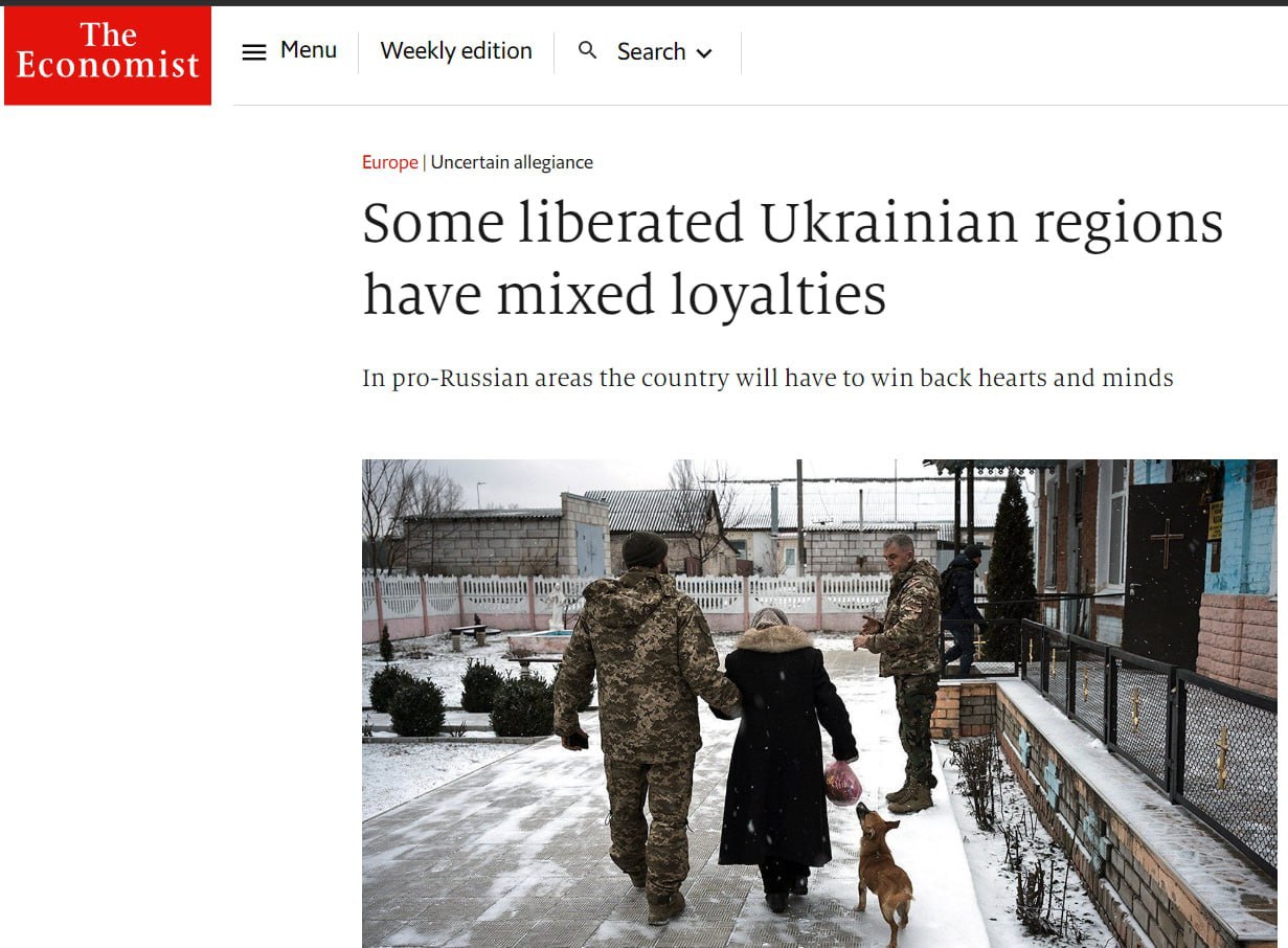 У Куп'янську багато мешканців зберігають проросійські погляди