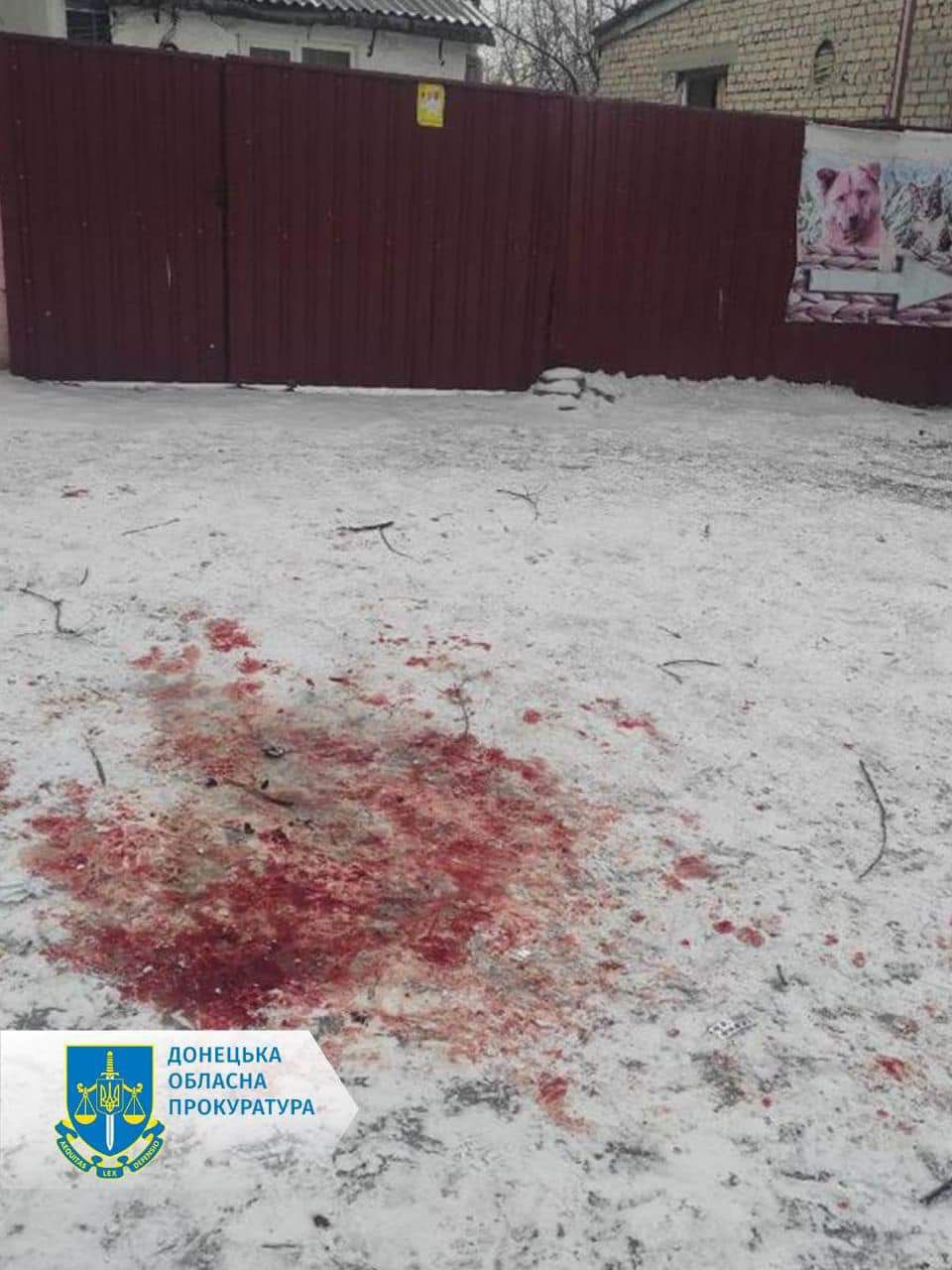 Наслідки вибуху гранати під Донецьком
