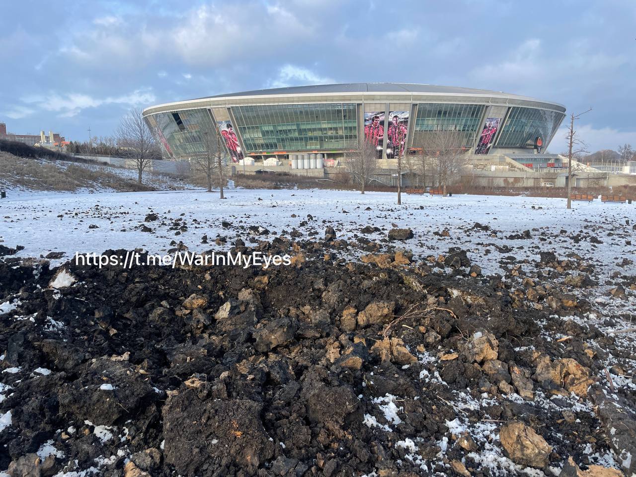 Наслідки обстрілу Донецька