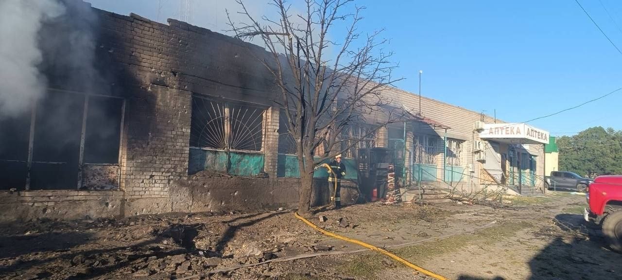 Фото наслідків удару дрона РФ по Миколаївській області. Джерело &ndash; Поліція України