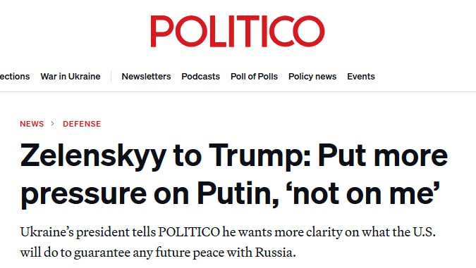 Зеленський дав зрозуміти, що США чинять на нього тиск з питання закінчення війни з РФ