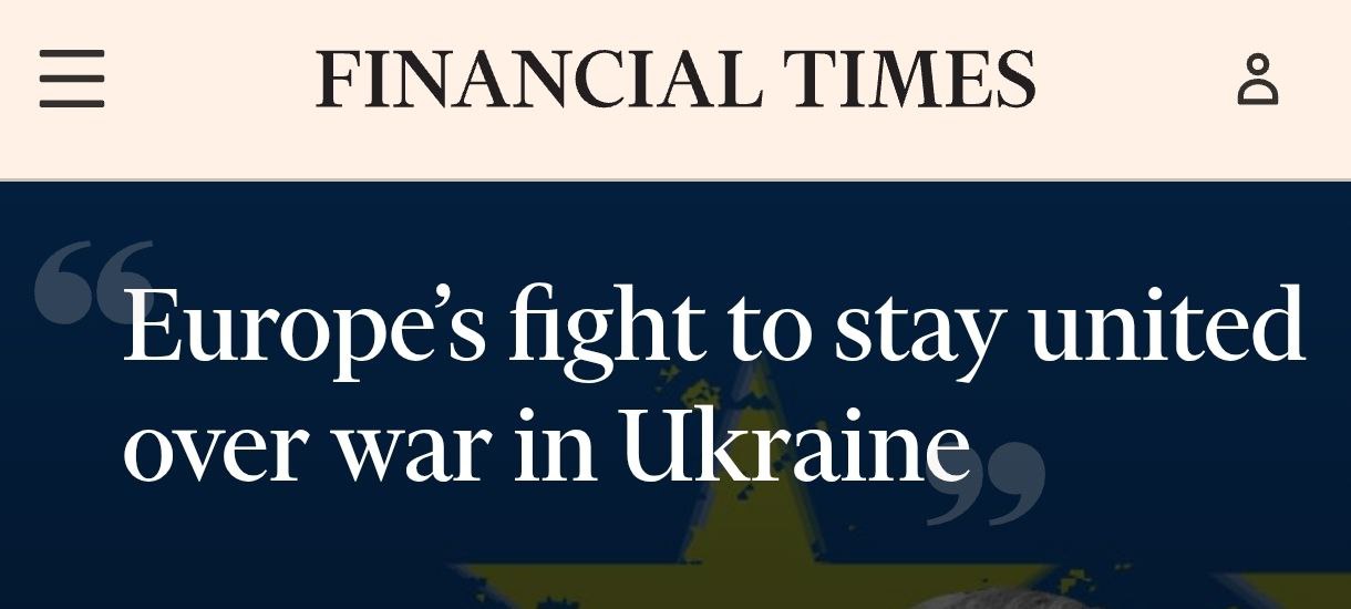 Снимок заголовка на ft.com – Вице-премьер Италии призвал ЕС ослабить нефтяные санкции против России