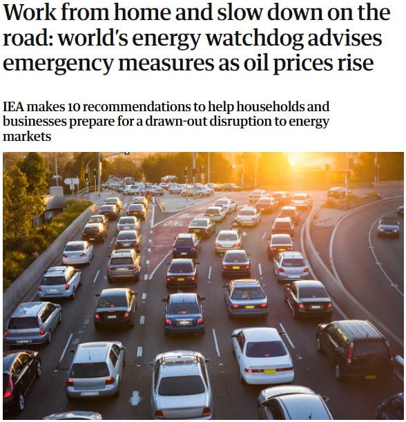 Зображення заголовка на theguardian.com &ndash; Миру рекомендують знову перейти на роботу з дому