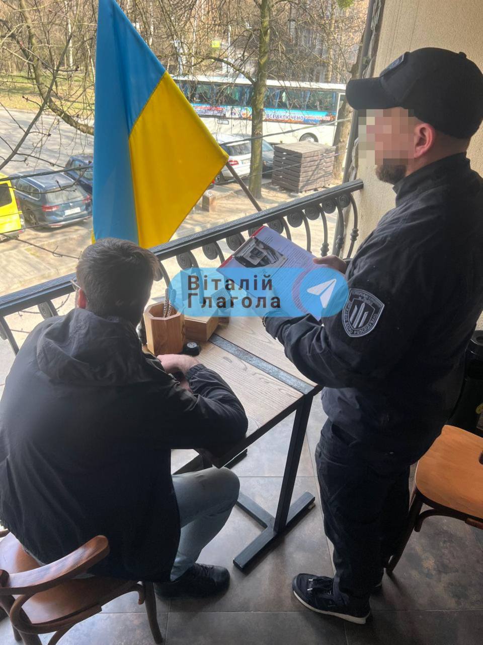 Фото (2) оголошення підозри. Джерело &ndash; Телеграм