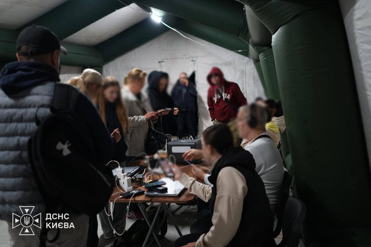 Фото пункта несокрушимости в Киеве. Источник &ndash; ГСЧС