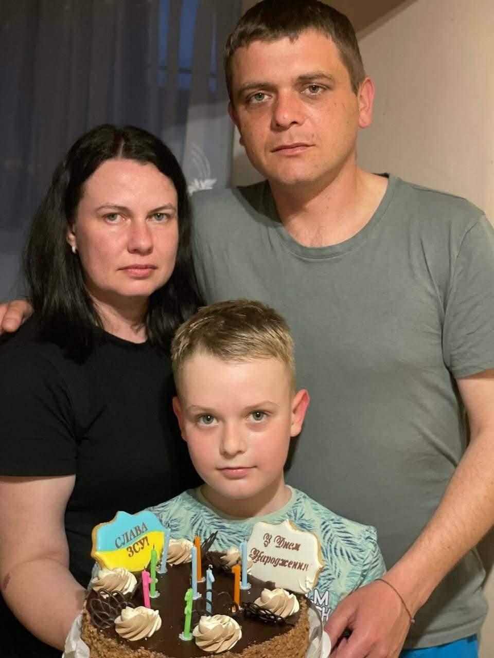 Фото Мар'яна Пенкальського із сім'єю. Джерело &ndash; Телеграм