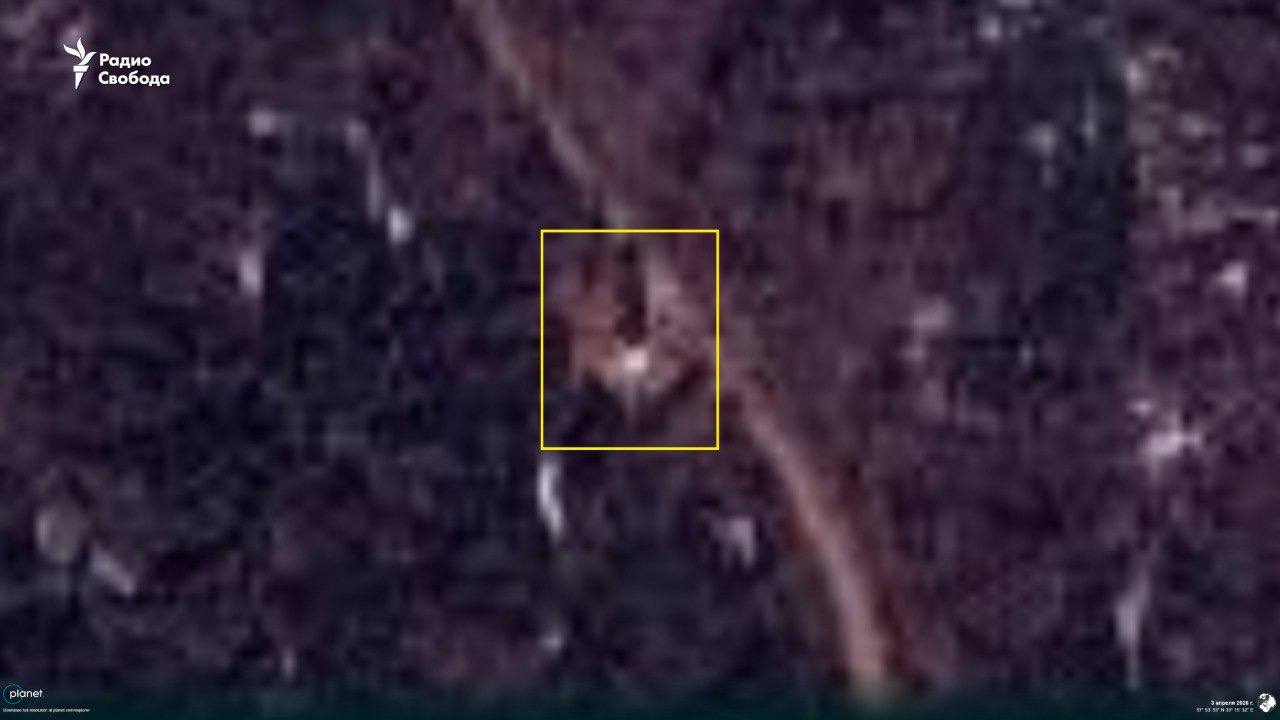 Супутникове фото (2) ЗРК Панцир. Джерело – Радіо Свобода