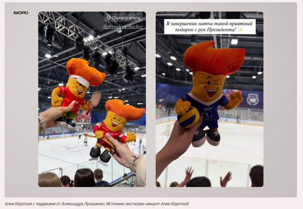 Фото подарунків Лукашенку для Алії Короткої. Джерело &ndash; Інстаграм