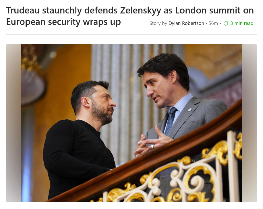 Знімок заголовка на msn.com