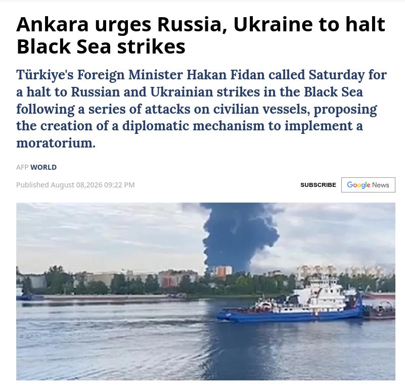 Снимок заголовка на anews.com.tr &ndash; 