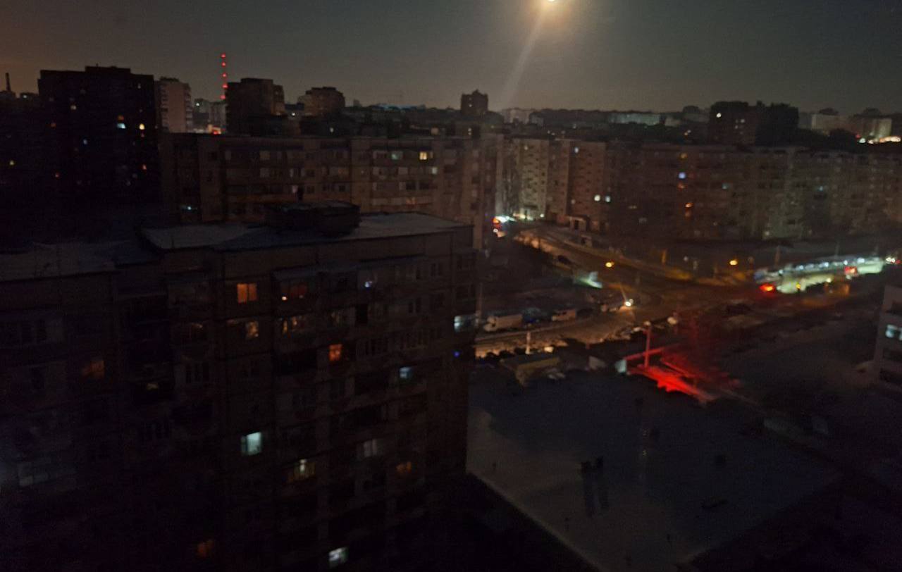 Фото домов без света в Белгороде. Источник – Телеграм